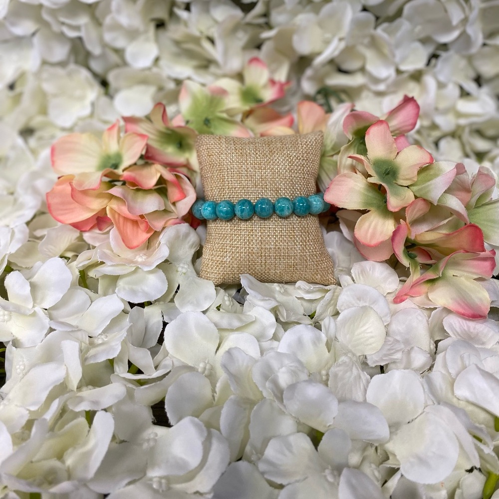 Amazonite Crystal Bracelet #637 A Grade